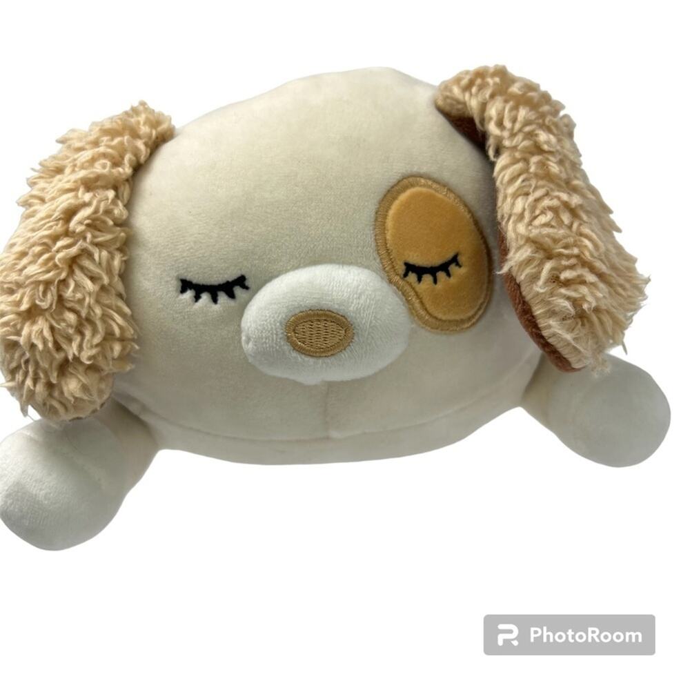 Squishmallow HugMees Harrison The Dog Kelly Toy Brown White Original